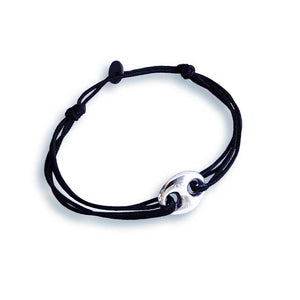 Pendentif grain de café en porcelaine argentée pour bracelet homme et femme à offrir en cadeau 20 ans de mariage