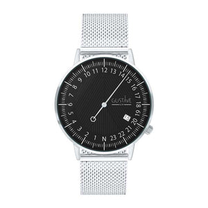 Bracelet maille milanaise montre 24h
